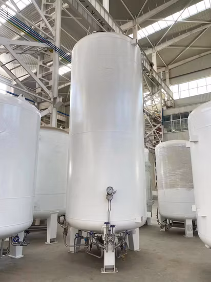Apparecchiature per gas industriali Serbatoio di stoccaggio criogenico orizzontale