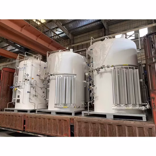 Serbatoio criogenico di stoccaggio criogenico di ossigeno liquido, argon, anidride carbonica