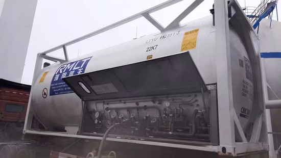 Serbatoio di anidride carbonica liquida, serbatoi di stoccaggio di anidride carbonica liquida, stoccaggio di CO2 liquida