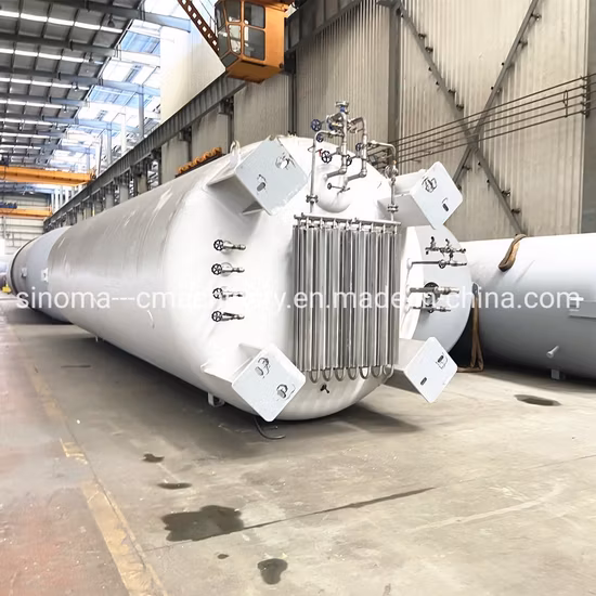Serbatoio di stoccaggio criogenico da 100 m3 per GNL/Lox/Lin/Lar con standard ASME/GB